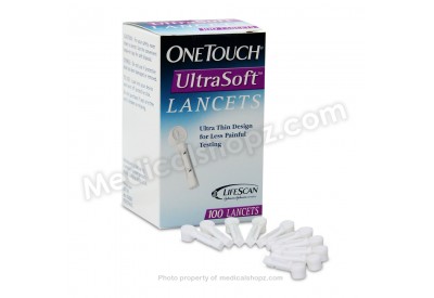 ONE TOUCH ULTRASOFT LANCETS 100's